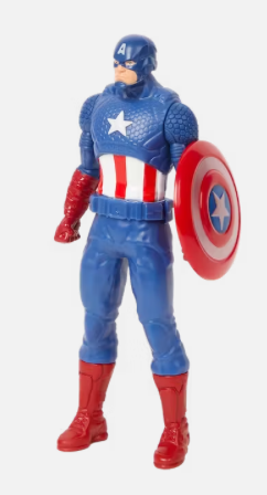 Figurine Captain America : Rejoignez la lutte pour la justice avec ce jouet Marvel ! Collectionnez la figurine du légendaire Captain America et partez à l'aventure aux côtés des Avengers. #CaptainAmerica #FigurineMarvel #Avengers