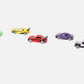 Ensemble Teamsterz de voitures miniatures, pour des jeux de course et d'exploration.