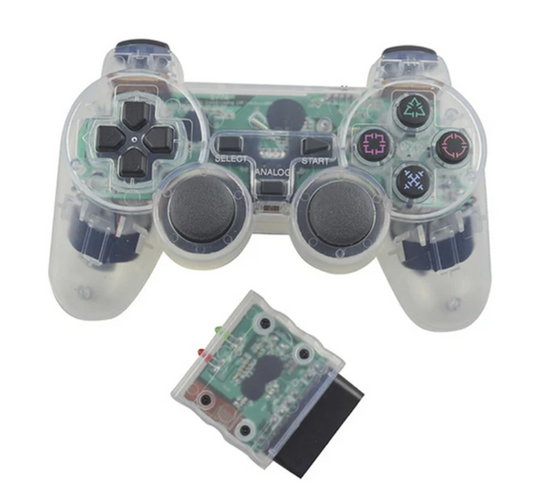 Manette de Jeu Bluetooth Sans Fil pour Sony PS2