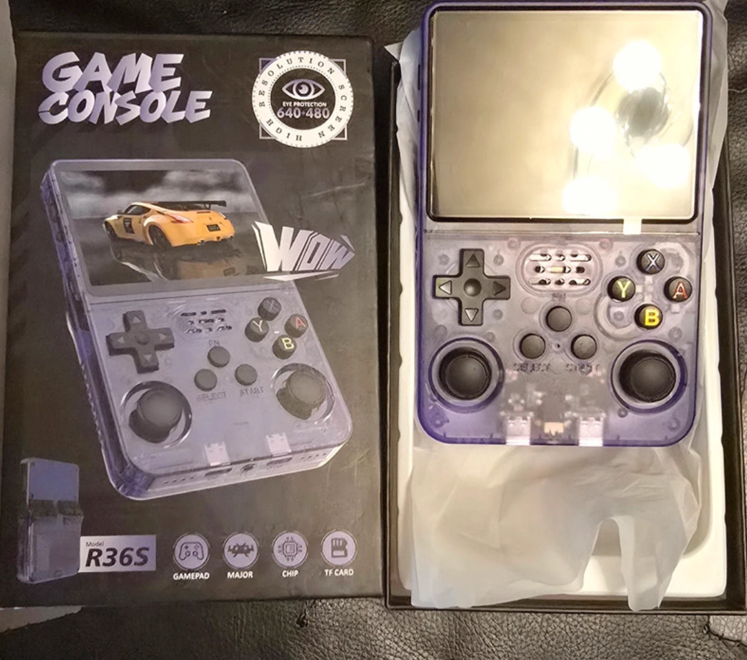 Console R36 – Plus de 15 000 jeux intégrés + émulateurs PSP, PS1, Nintendo 64