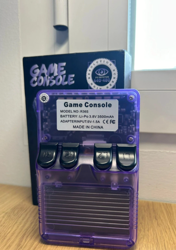 Console R36 – Plus de 15 000 jeux intégrés + émulateurs PSP, PS1, Nintendo 64